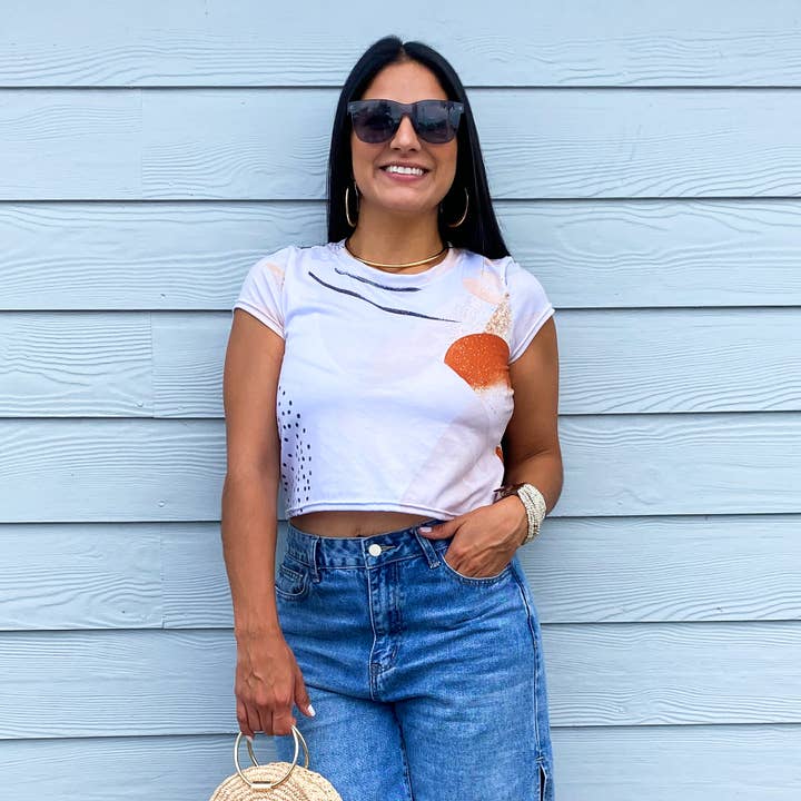 Yellow Hammerhead Crop Tee for wholesale by The Cool Ppl