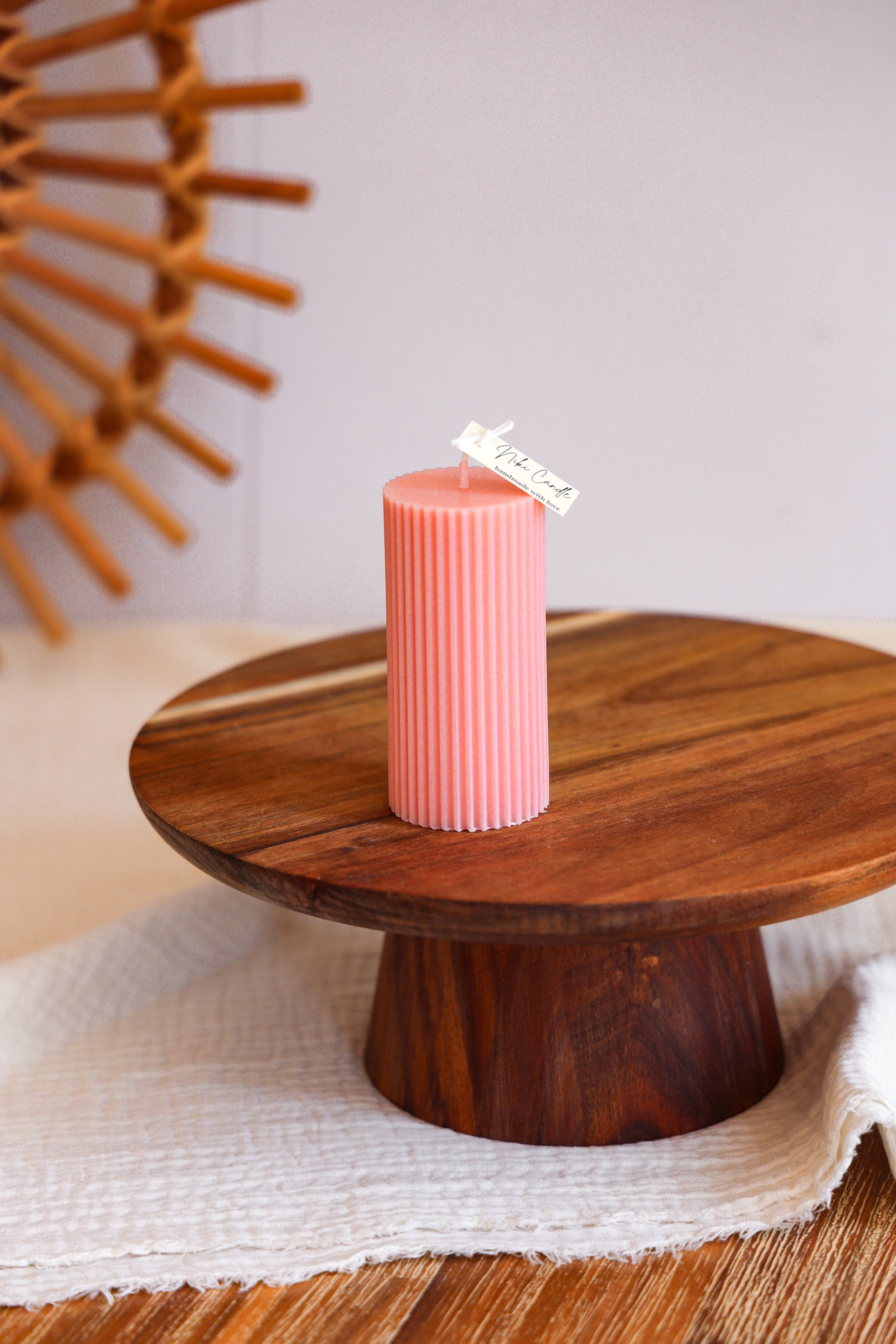 Niki Candle - Wholesale Pillar Candle - Block candle 10cm - handmade4