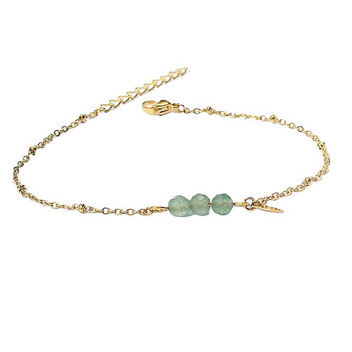 Ni une ni deux – Engroshandel Armbånd med vedhæng – Armbånd POINTS Aventurine1