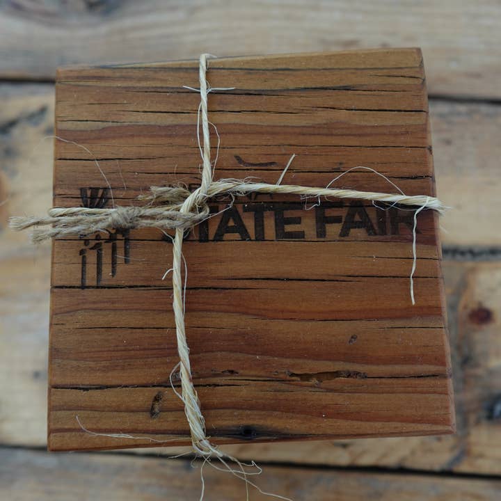 Indiana State Fair 2024 Untersetzer aus Hartholz für den Großhandel von The Gant Collective
