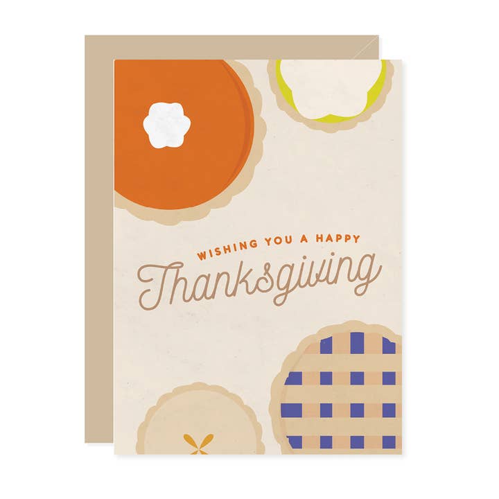 Happy Thanksgiving Greeting Card for wholesale by Carmela & Co.