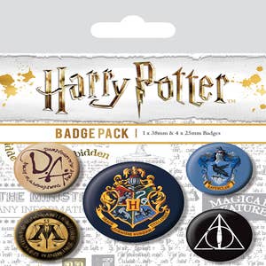 HARRY POTTER Ultimate Hand-Enameled 24K Gold-Plated Pin Collection