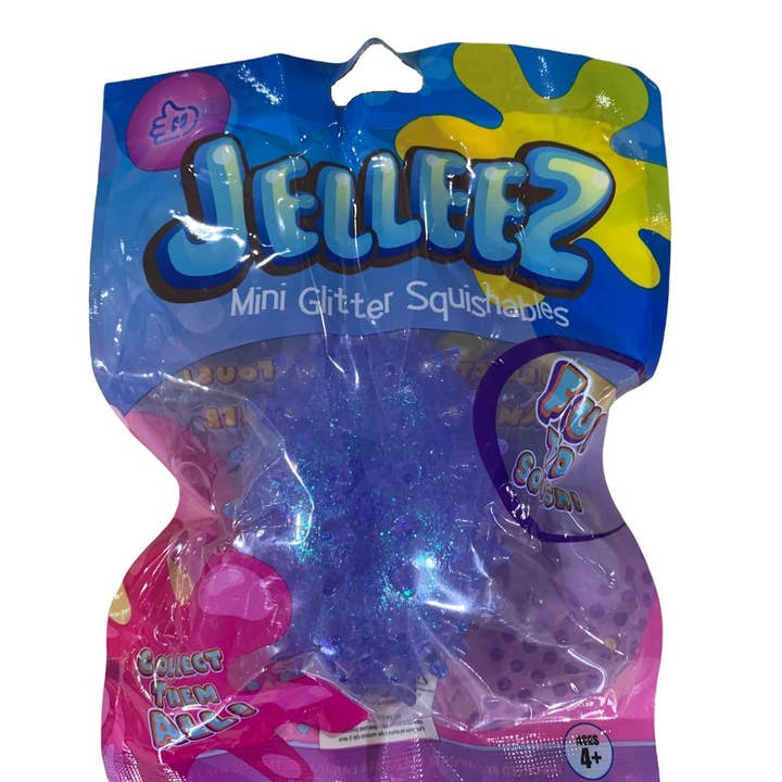 Handee Products (HPC) - Wholesale Squishy Toy - Kids & Baby - Jelleez 6 Assorted Mini Glitter Squishables2
