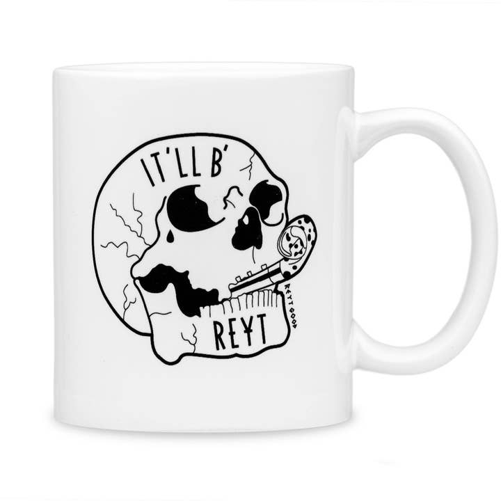 Caveira It'll B' Reyt - Caneca por atacado de Reyt Good Illustration