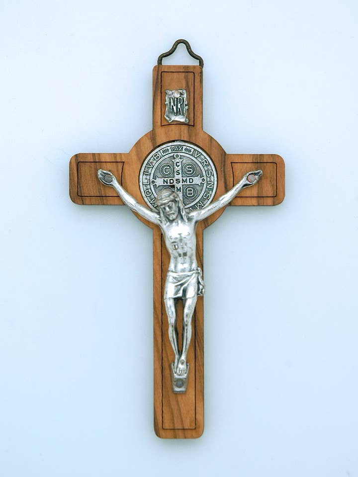 IC578 - Italian St. Benedict Wall Cross Accent for wholesale by Contreras Designs