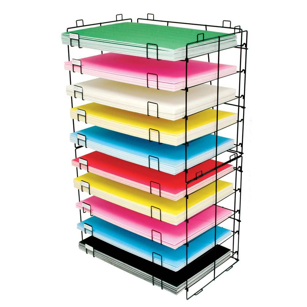 Luna Office Supply -  Everyday Essential - Wholesale Retailer Display - Paper & Novelty - BAZIC 20" X 30" 10-Slots Foam Board Display Rack0
