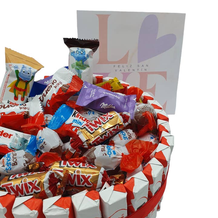 IAMI - Wholesale Chocolate Box - Kinder + Miniatures cake 20 cm: Valentine's Day2
