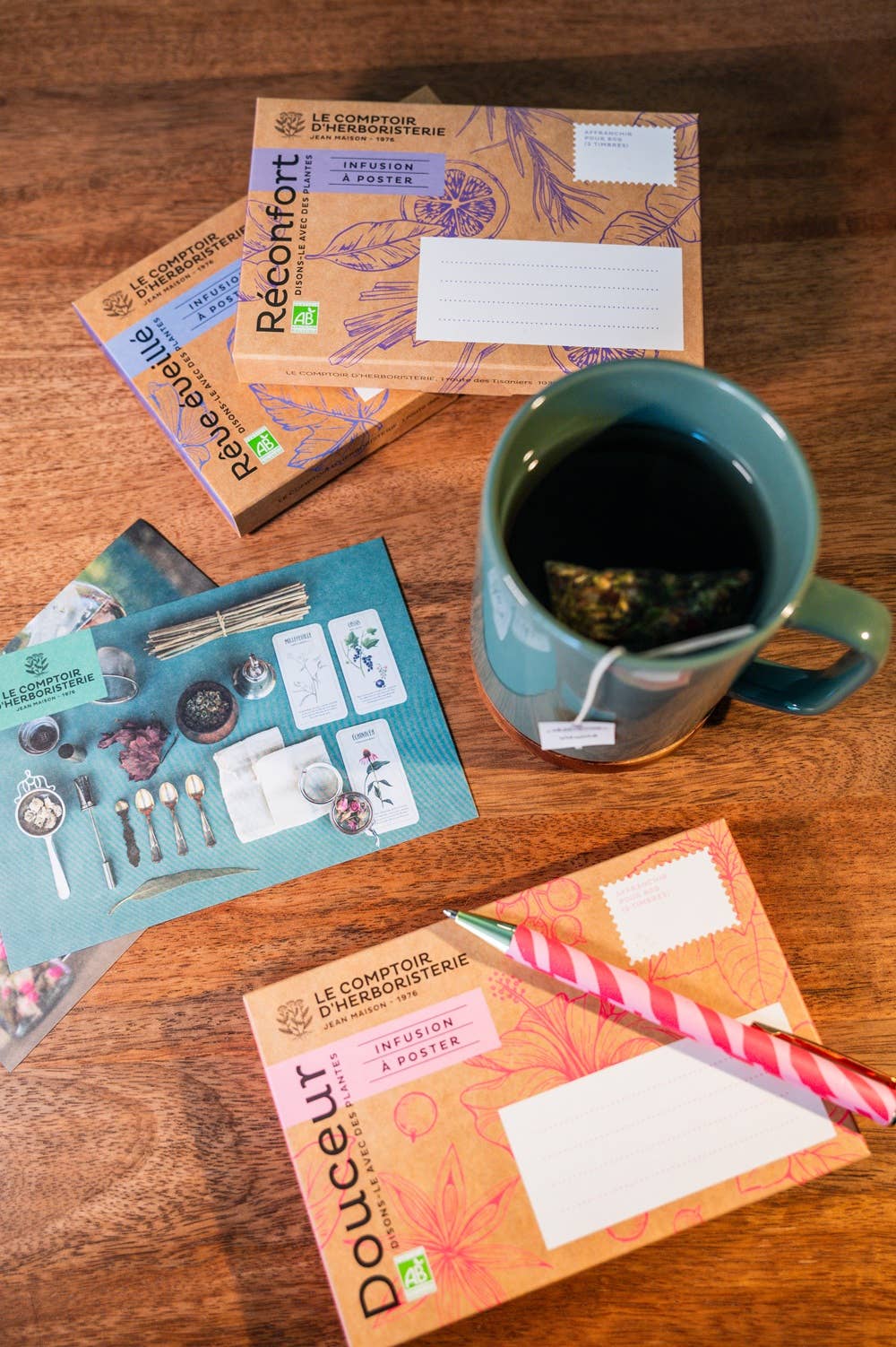 LE COMPTOIR D'HERBORISTERIE – wholesale Hälsoté/Detoxté – EKOLOGISK INFUSION FÖR EFTERSÖTMA 25G3