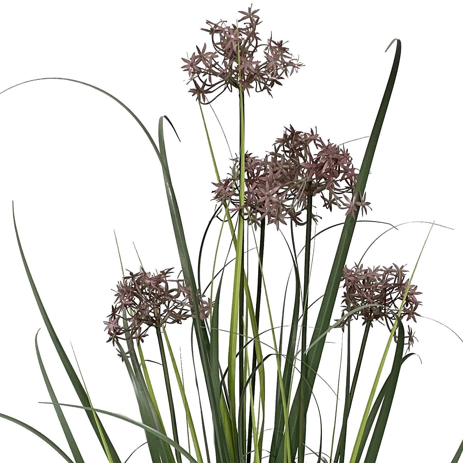 Leaf Design UK LTD - Wholesale Kunstplant - 95 cm Kunstgrasplant in Pot met Bloemendetail1