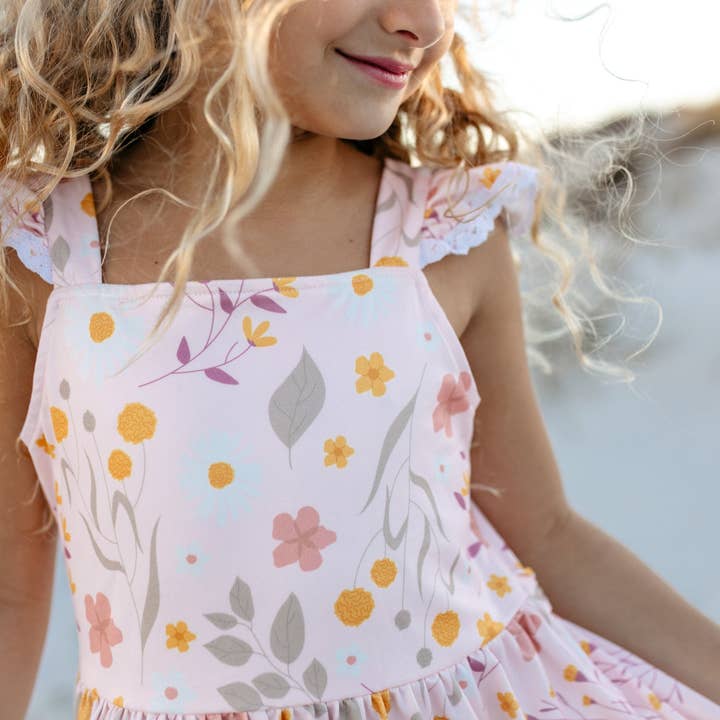 Wren & James - Wholesale Dress - Kids - Floral Double Tiered Dress