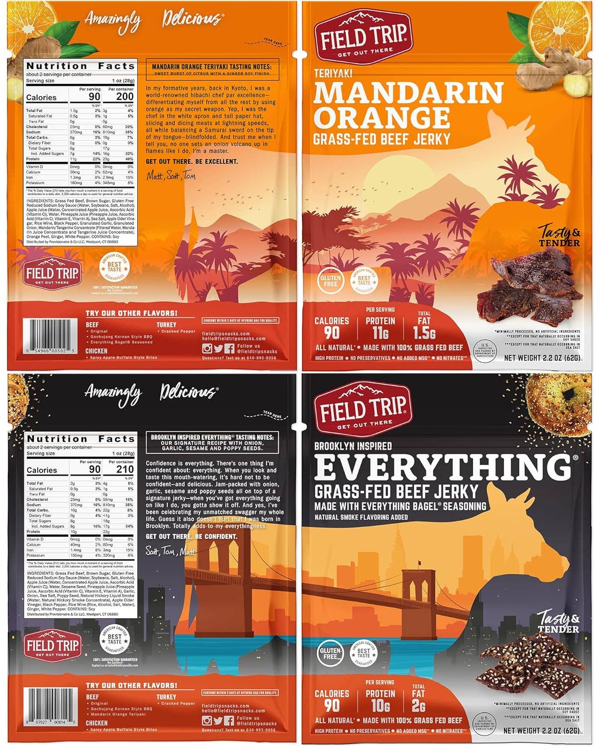 FIELD TRIP - Wholesale Jerky - Field Trip 36 Bag Shipper Display2