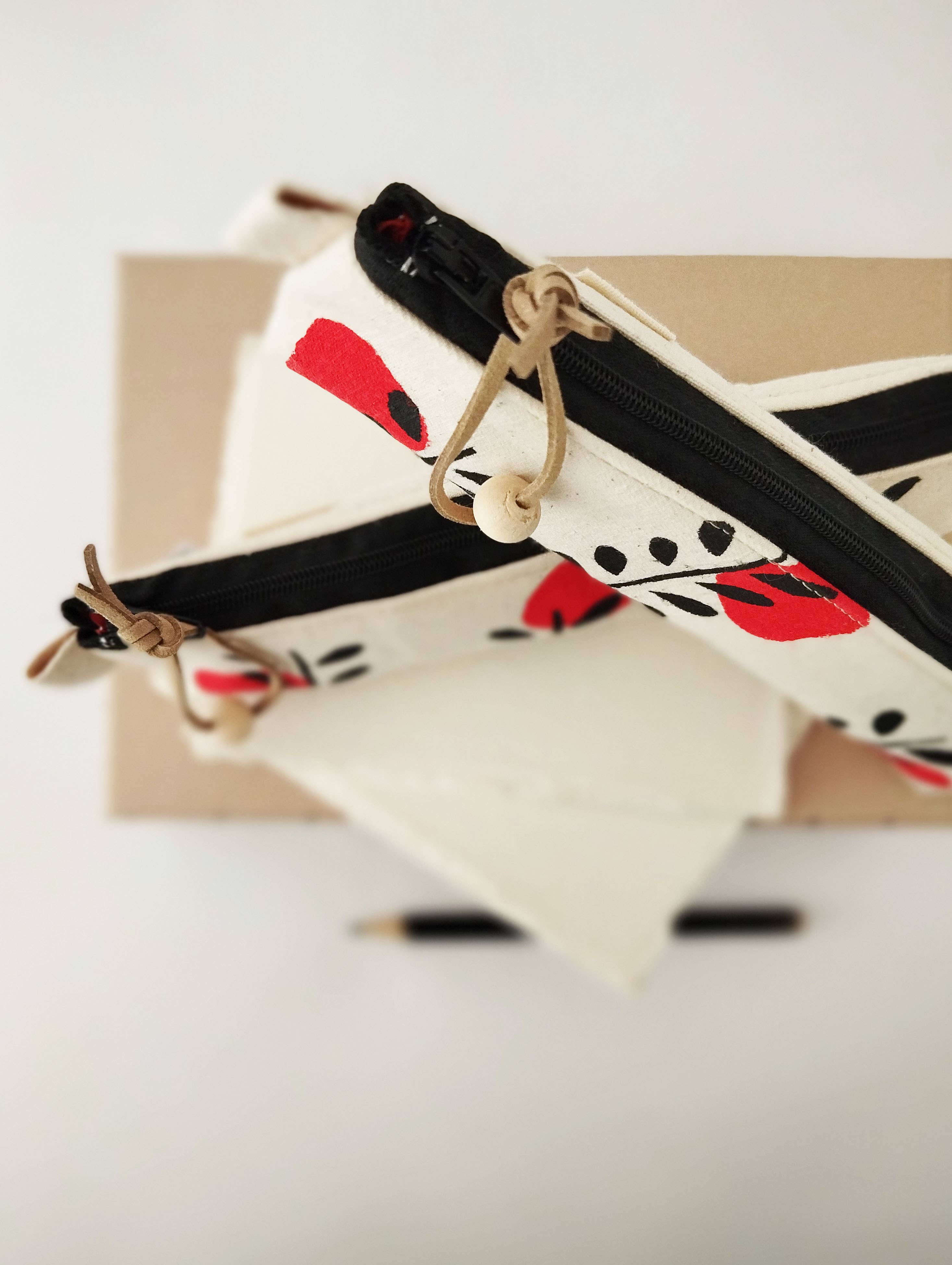 The Ink Job - Vente Étuis/trousses à crayons - Trousse à crayons à motifs floraux scandinaves6