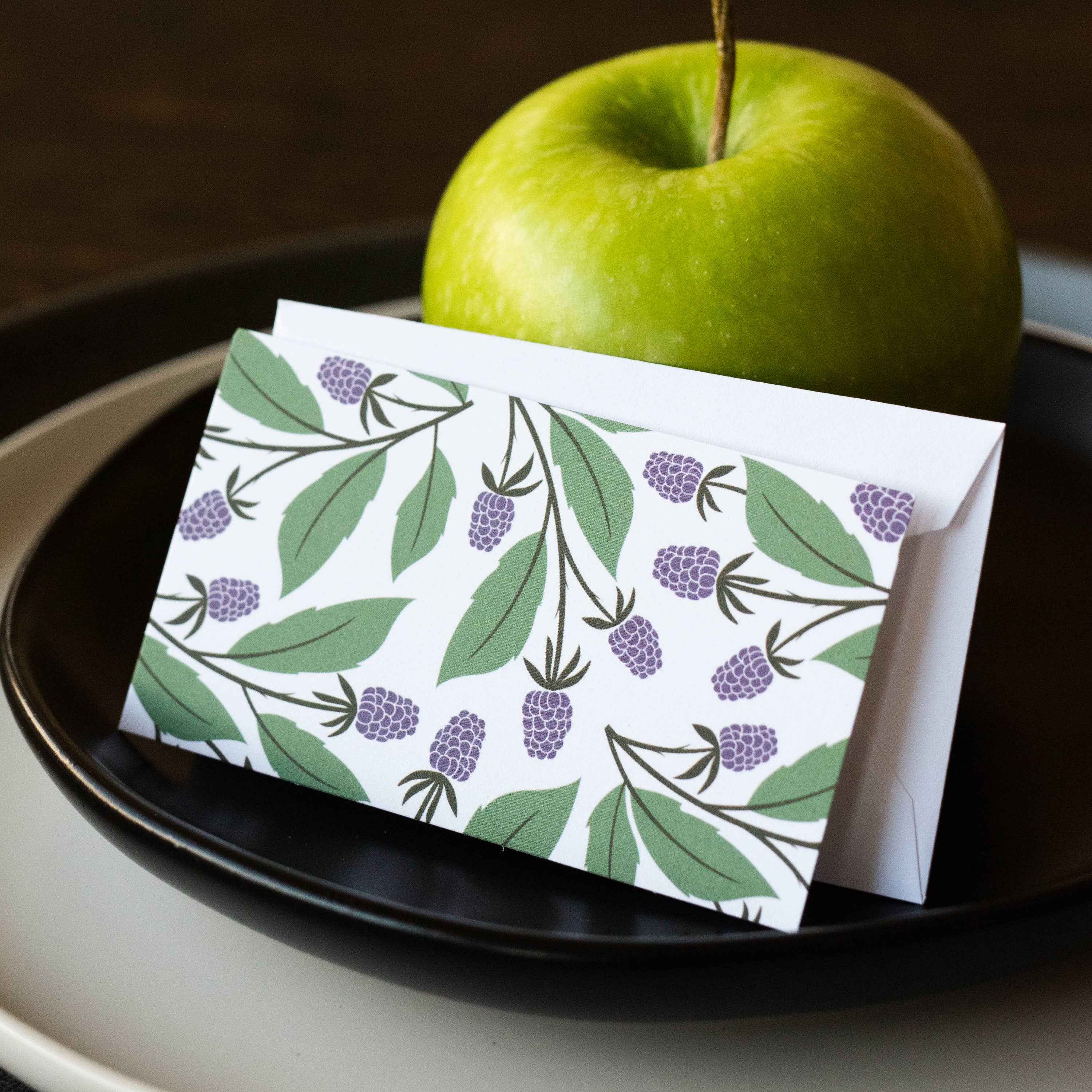 HAZELMADE® Tea Towels + Gifts - Wholesale Stationery/Notecard Set - Blackberry Mini Note Set | Cards1