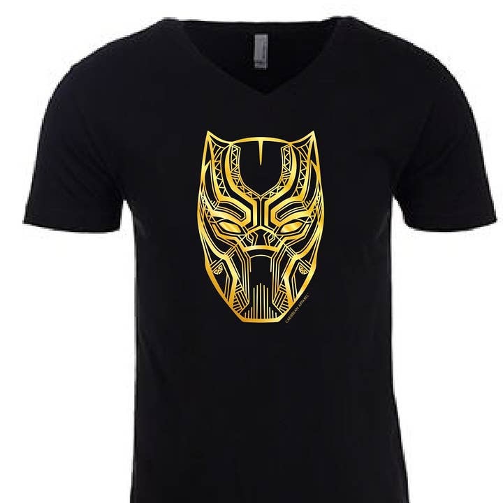 Masque Wakanda Gold Foil pour la vente par Caribbean