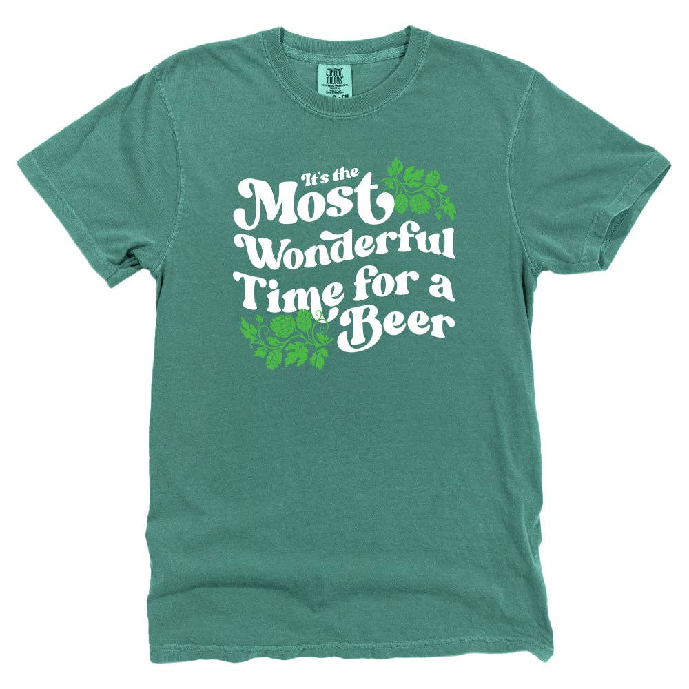 Let's Get This Thread - Wholesale Screen Printed T-Shirt - Women's - It's The Most Wonderful Time for a Beer11
