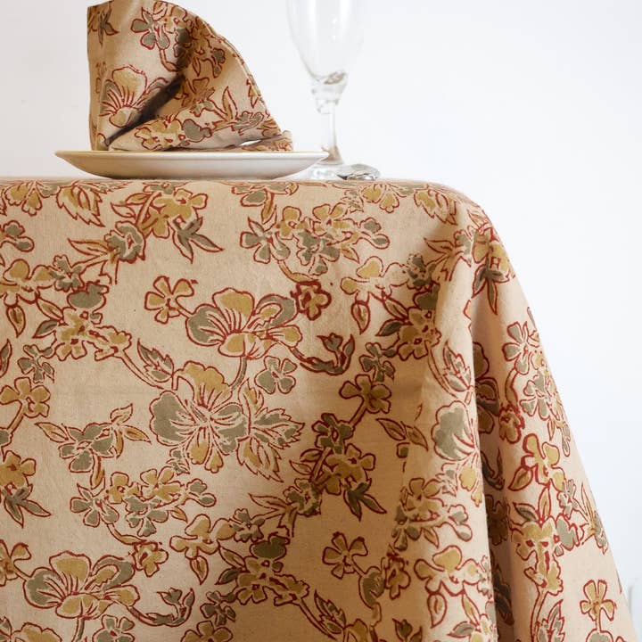 Autumn Whisper Kalamkari Tablecloth and other Purchase Wholesale cotton weaving loops. Free Returns & Net 60 Terms on Faire trending on Faire.