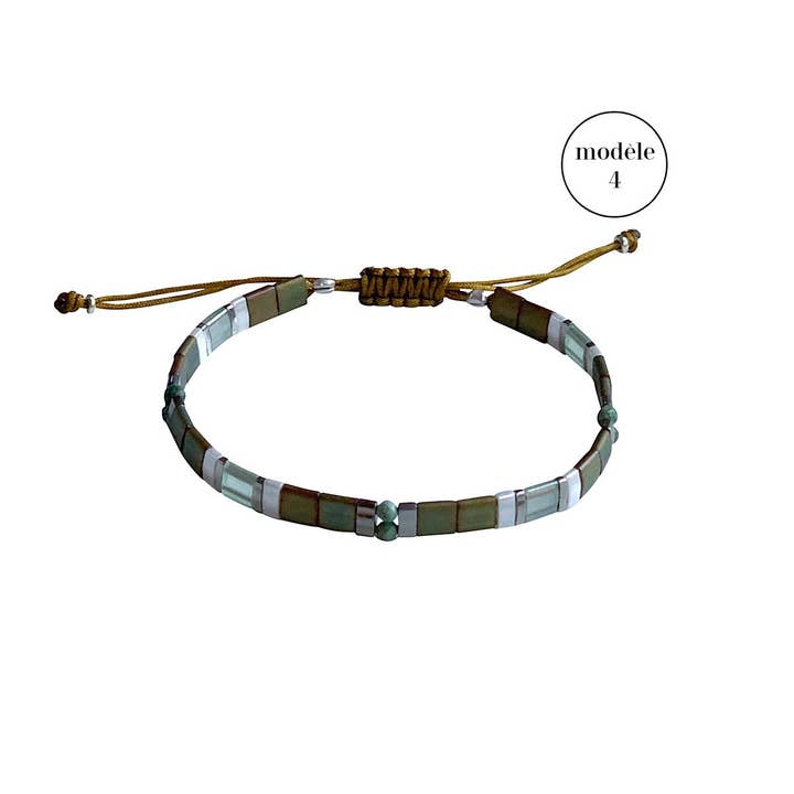 CLAIRE BERTEAU - Vendita all'ingrosso Bracciale con perline - Bracciale con perline giapponesi Anitya Almond