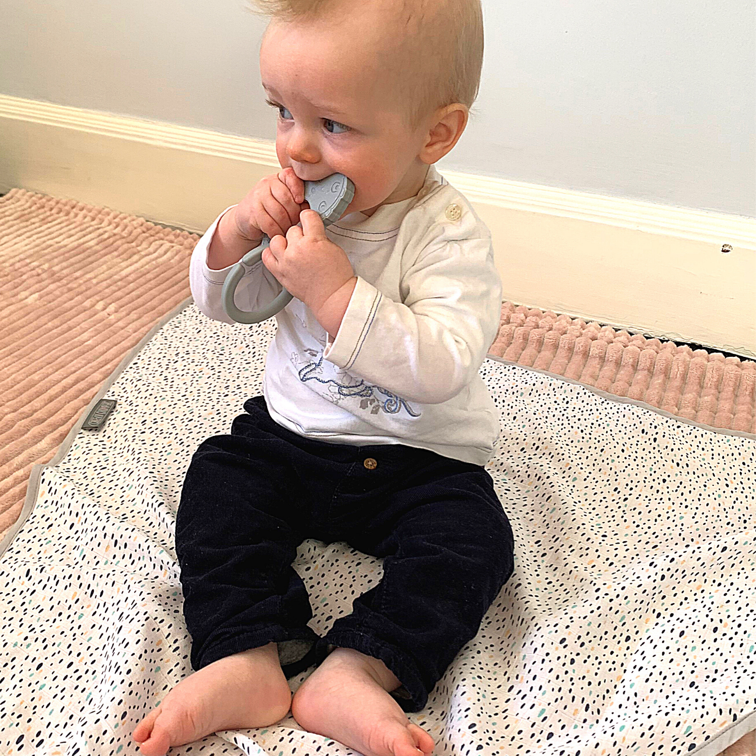 Cheeky Chompers UK - Vendita all'ingrosso Copertura per allattamento - Premaman - Copertina allattamento 6-in-1 Multimuslin - Peardrop3