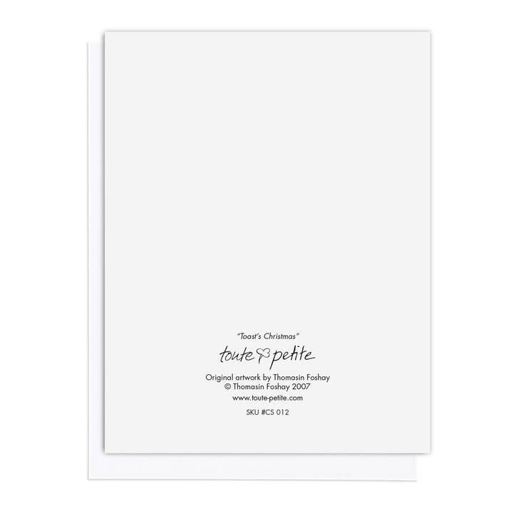 Toute-Petite - Wholesale Christmas Card - Toast's Christmas, Dog, Christmas and Holiday Card