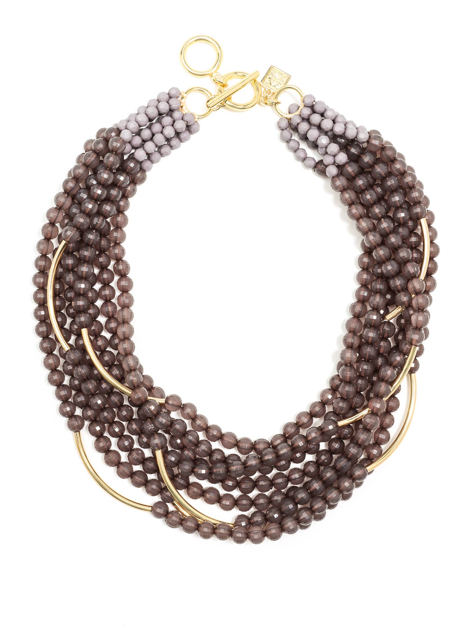 ZENZII Jewelry - Vendita all'ingrosso Collane a bavaglio - Collana multifilo con perline lucite traslucide.1