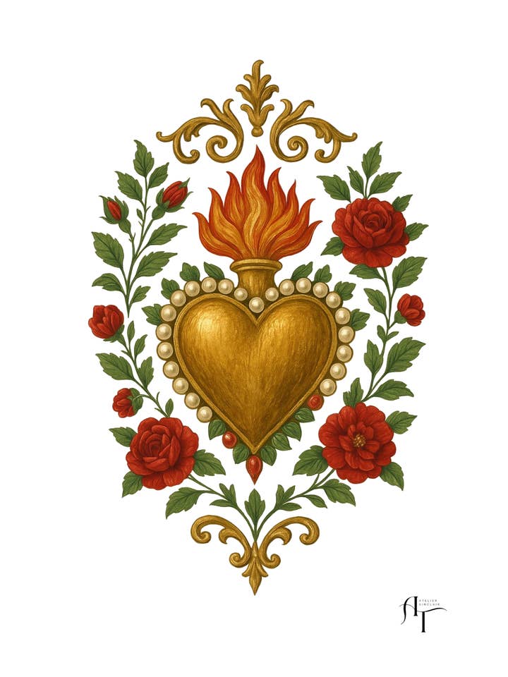 TIMELESS SACRED HEART for wholesale by ATELIER SINCLAIR