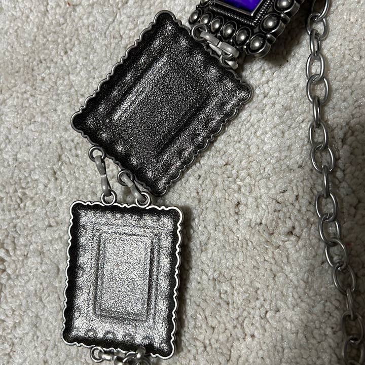 Cedar Hill Country Market - Wholesale Belt - Women's - Purple Concho Belts1