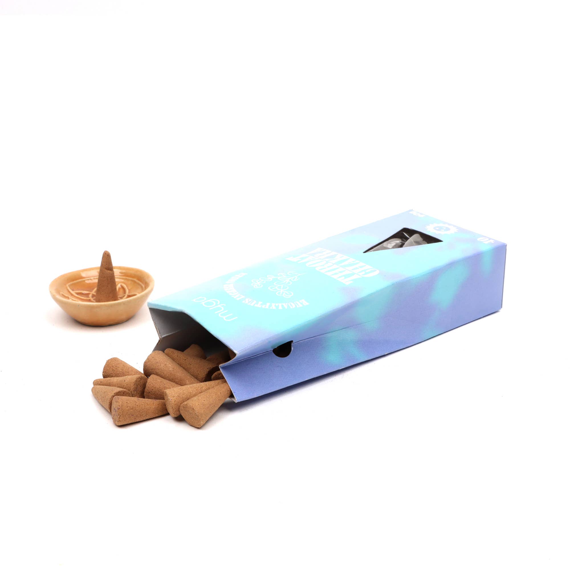 Myga - Vente Encens - Cônes d'encens Chakra & Chance avec support - Présentoir complet15