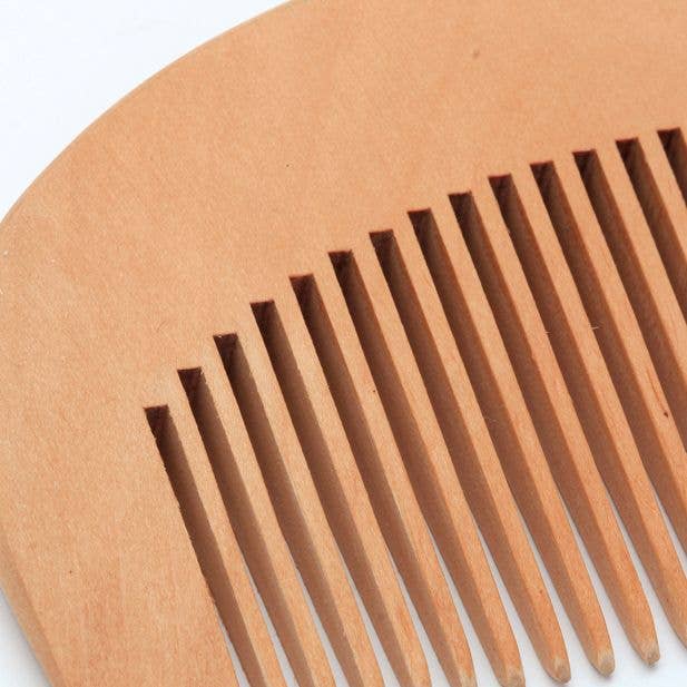 Inca UK - Wholesale Hair Brush/Comb - Curved Wooden Hair Comb 2