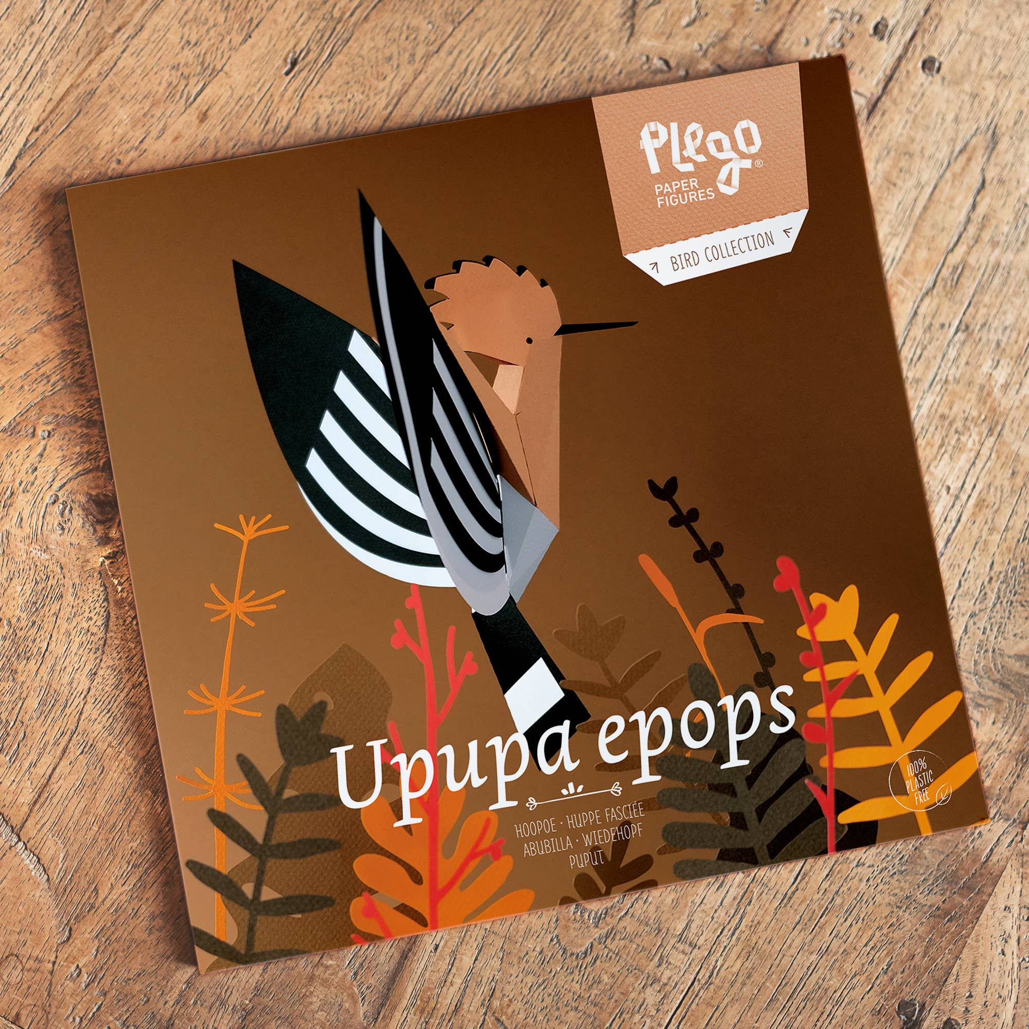 PLEGO - Wholesale DIY Craft Kit - UPUPA EPOPS - paper bird4