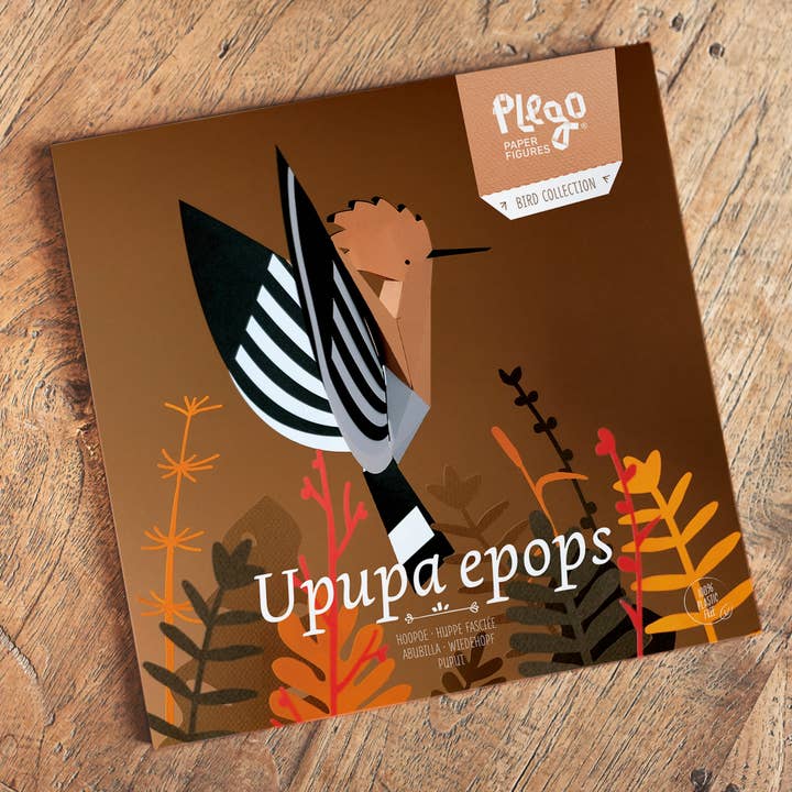 PLEGO - Wholesale DIY Craft Kit - UPUPA EPOPS - paper bird4