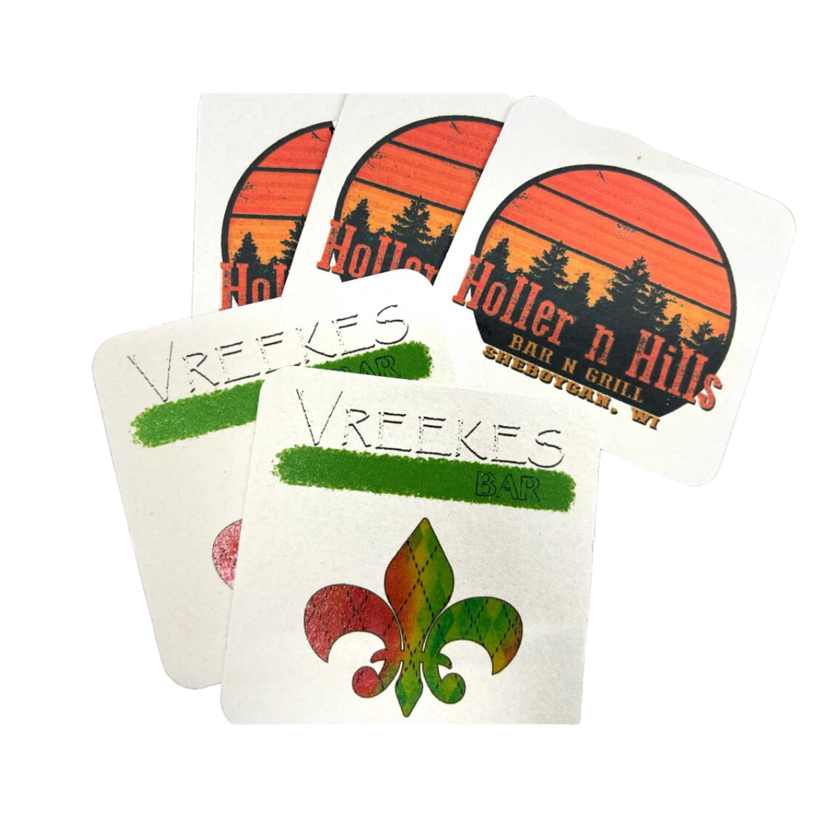 Color Custom Prints - Wholesale Coasters - Custom Bar Coasters/Personalized Coasters/Bulk Bar Coasters4