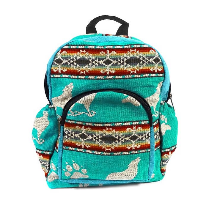 Pichincha - Wholesale Backpack - Women's - Small Tribal Striped Ecuadorian Backpack8