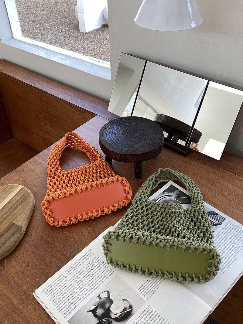 Dipped Shop – Großhandel Tragetasche – Damen – Einfaches einfarbiges Gelb Out DPWB1816