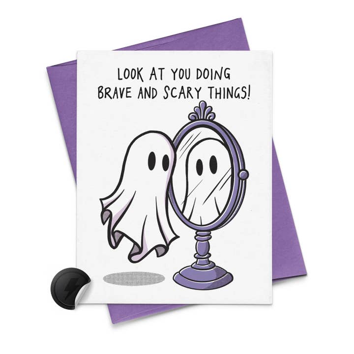 Look at You Doing Brave and Scary Things! Card for wholesale by Rock'N Paper