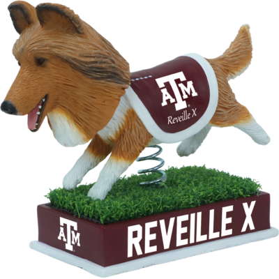 National Bobblehead Hall of Fame and Museum - Wholesale Decorative Figurine - Reveille X Texas A&M Aggies Running Bobblehead (Presale)1