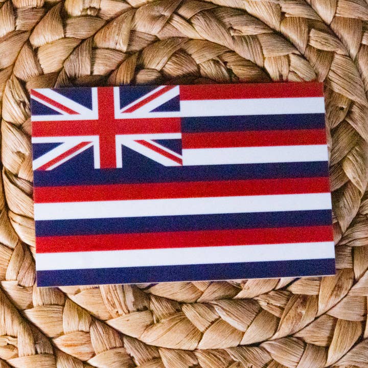 Hawaiian Flag Sticker for wholesale by Highness Hawai'i