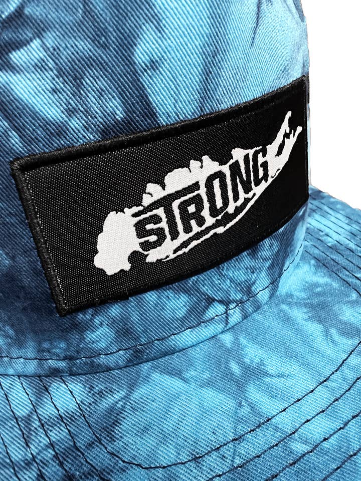Long Island Stark Navy Tie Dye Snapback för wholesale av Long Island Strong