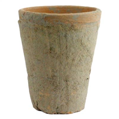 Petit pot rustique en terre cuite rouge antique pour la vente par HomArt