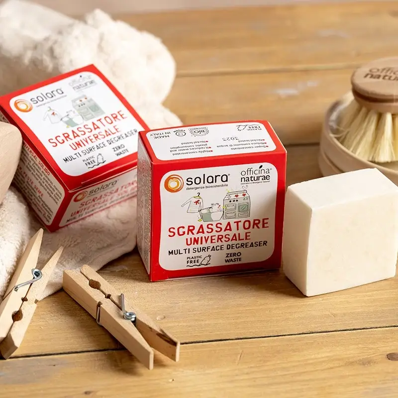 Officina Naturae - Vendita all'ingrosso Detersivo per i piatti - Sgrassatore solido Solara 80 g3