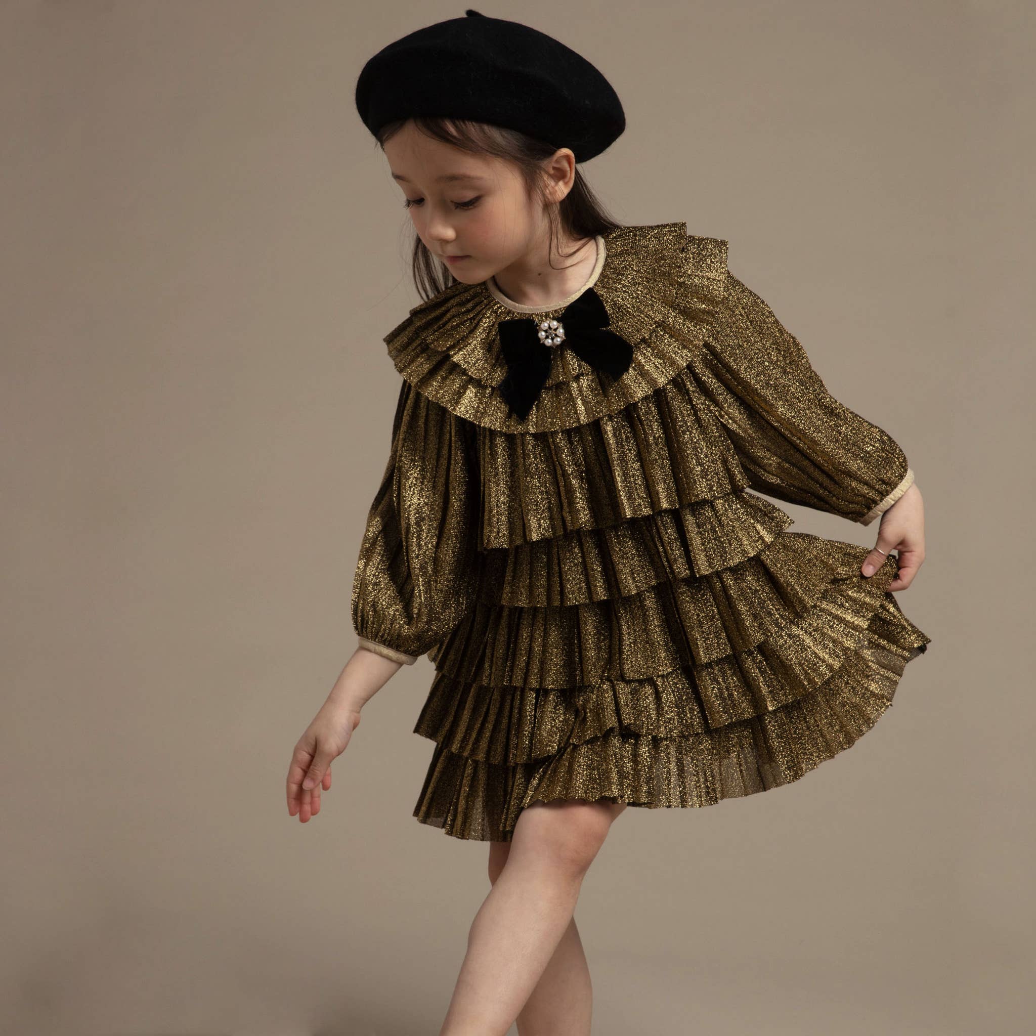 Petite Hailey – Großhandel Kleid – Kinder – Mehrlagiges Kleid7