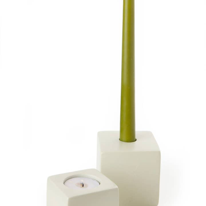 Swahili | AFRICAN MODERN - Wholesale Candle Holder - Large Natural Soapstone Double-Sided Candle Holder2