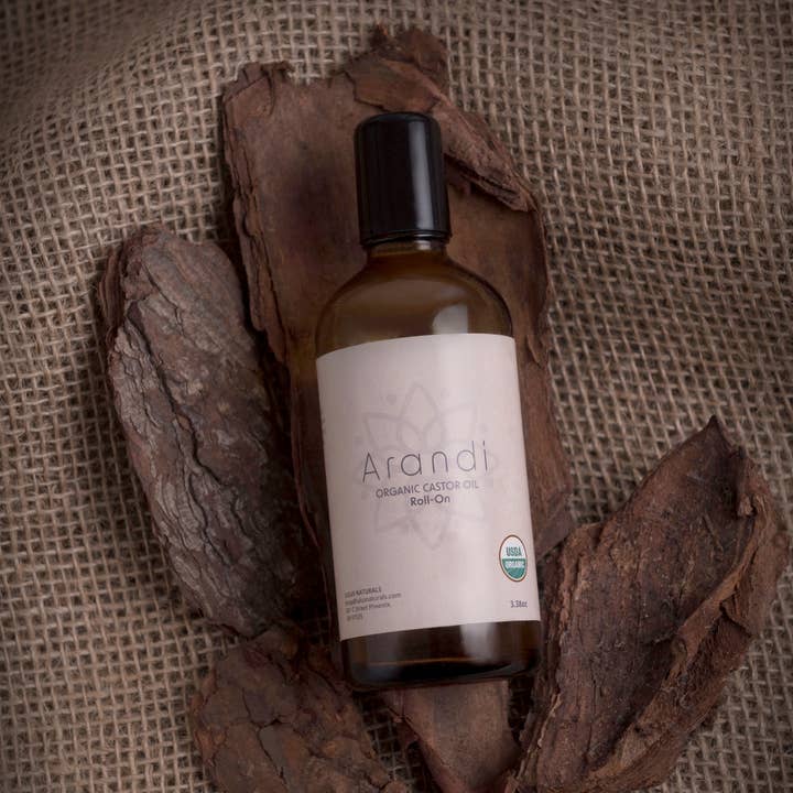 Arandi LLC - Wholesale Cotton Pad - Organic Cotton "Core Connection" Wrap + USDA Certified Organic Castor Oil Roll On Bundle