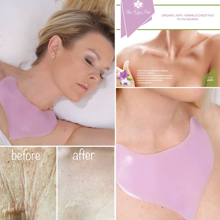 Kami Pure - Anti-Aging Silicone Gel Pads - Wholesale Skincare Face Mask - Wrinkle Recovery Chest Pad – Gift for Mom, Gift for Sister5
