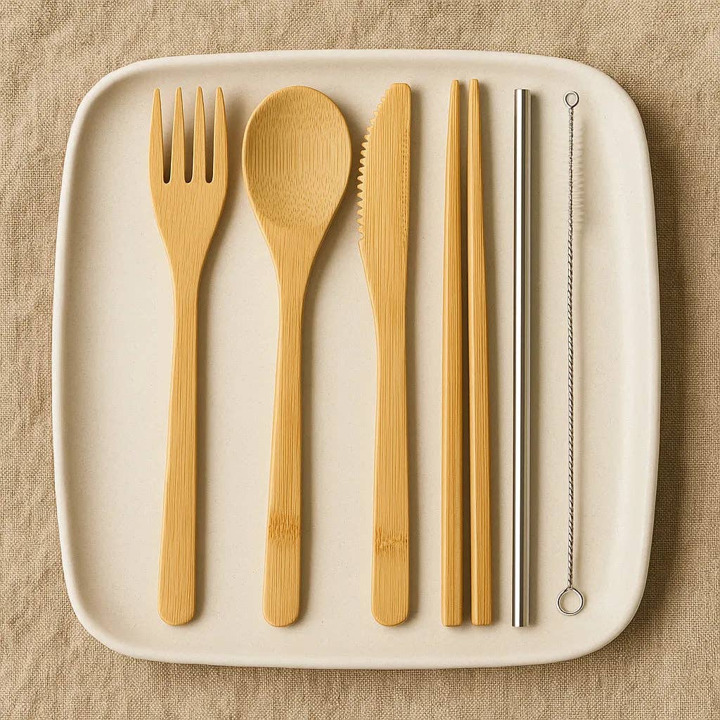 Briut Essentials – Großhandel Bestecksets – Umweltfreundliches Bambus-Besteckset4