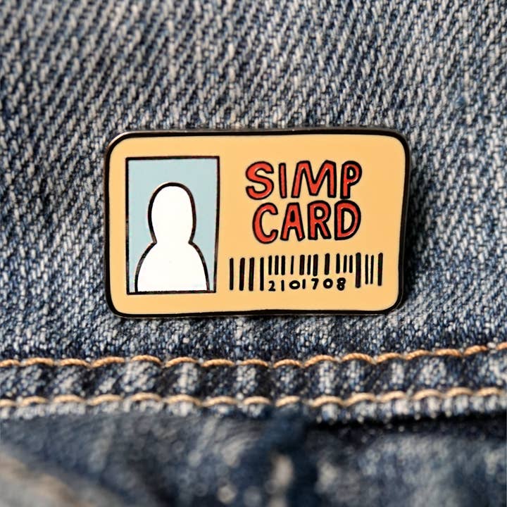 On Point Pins - Wholesale Lapel Pin/Button - Simp Card Meme Lapel Enamel Pin