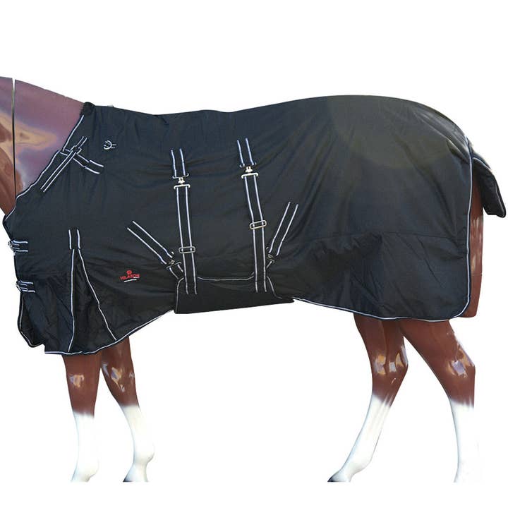 HILASON - Wholesale Horseback Riding Gear - HILASON 1200D Winter Waterproof Turnout H. Blanket Belly Wrap| |21