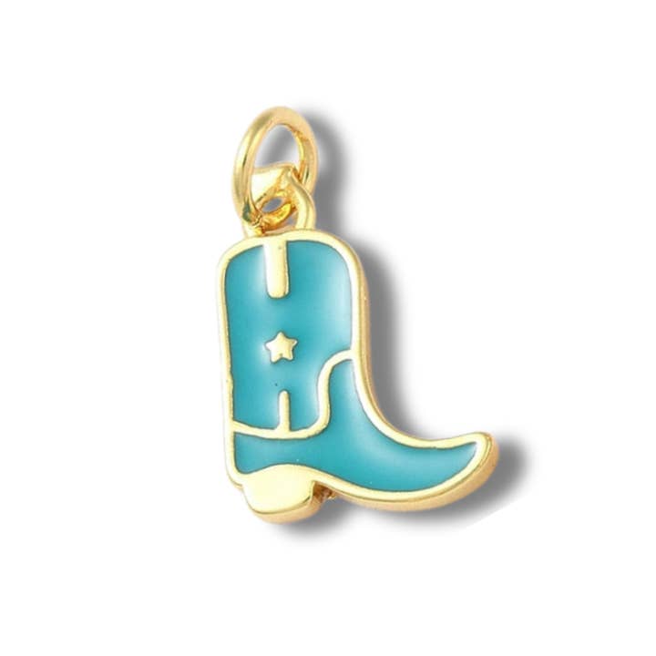 Love, Paige Designs - Wholesale Individual Charm/Pendant - Cowboy Boot Star Charm