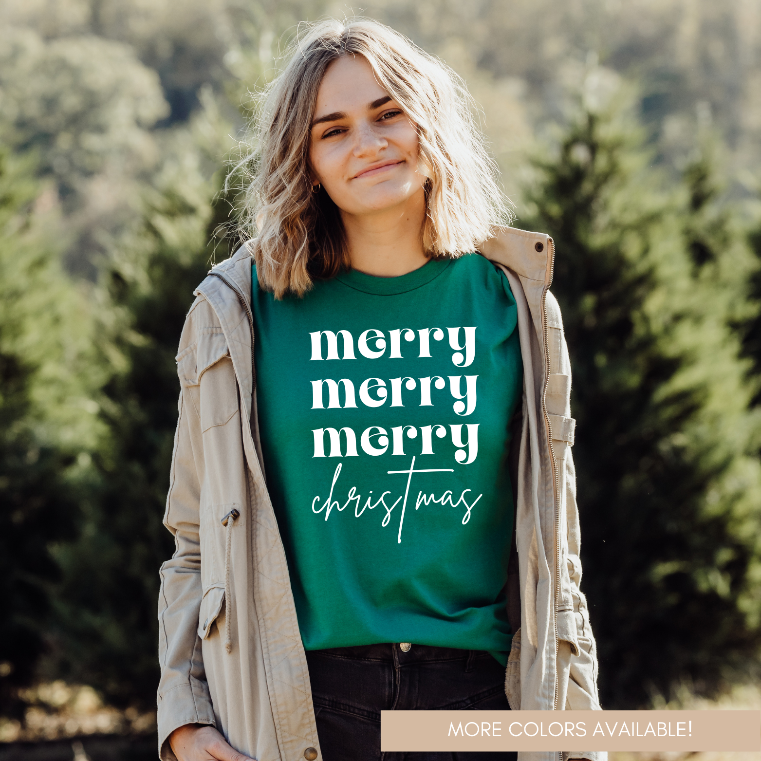 Faith & Life Christian Brands - Vente T-shirt sérigraphié – femme - T-shirt Merry Christmas Christian Christmas1