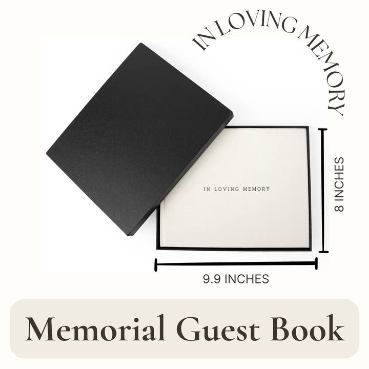 Fresh Wind Familia - Wholesale Guest Book - Modern Funeral Guest Book In Loving Memory Memorial Gifts