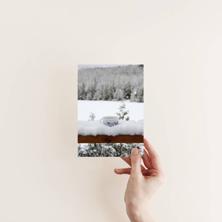 Winter Cabin Mug Art Print for wholesale by Veni Etiam Photography